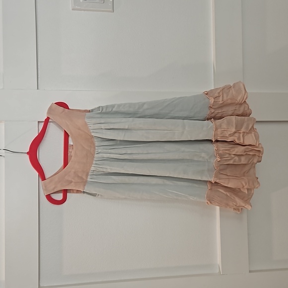 Yo Baby Size 5 2 Tone Dress - Picture 1 of 4